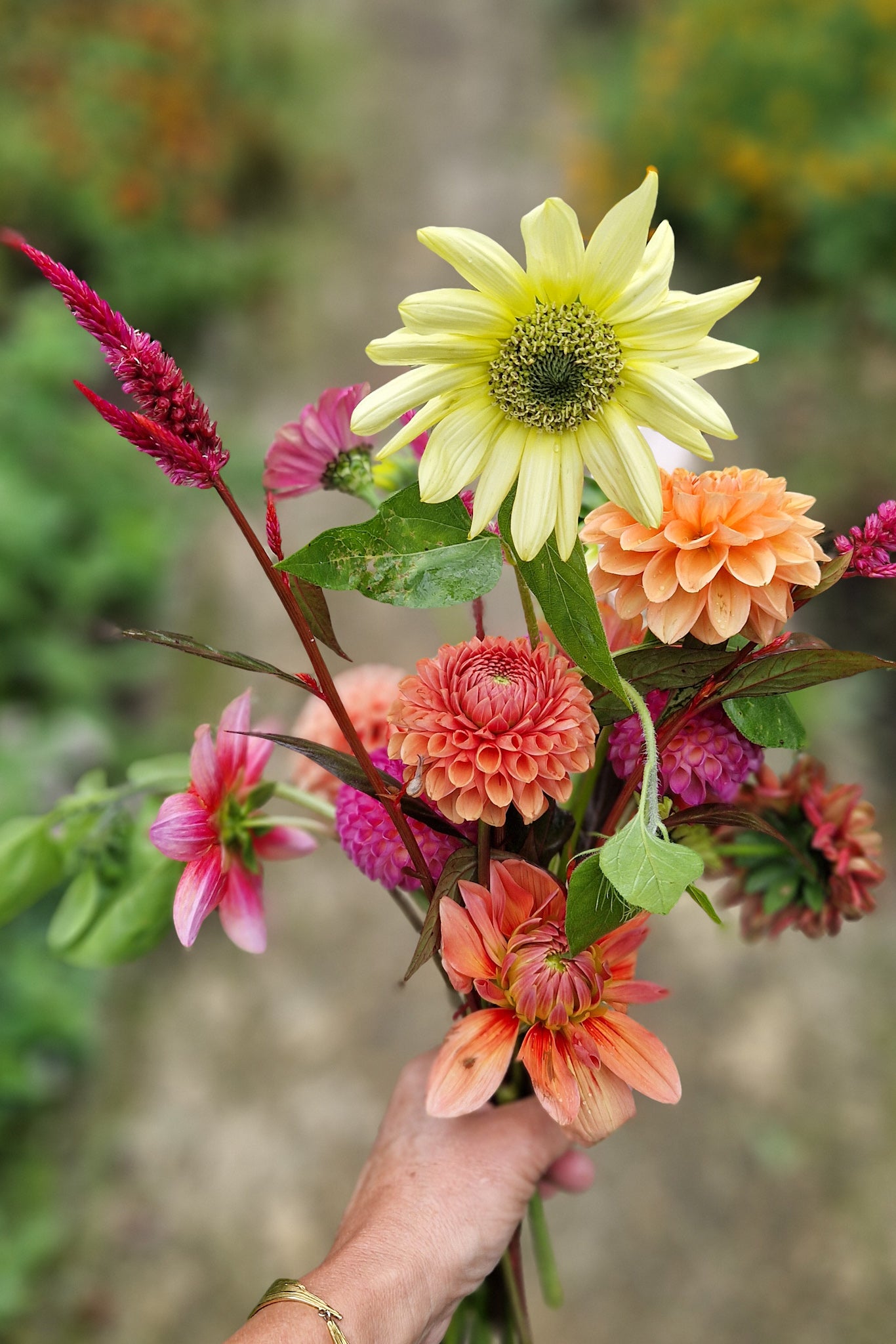 boeket Dahlia Cornel Bronze