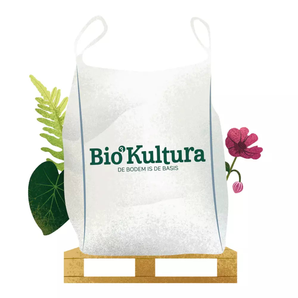 Biologische tuinaarde-compost - 2m3 big bag - Bio-Kultura