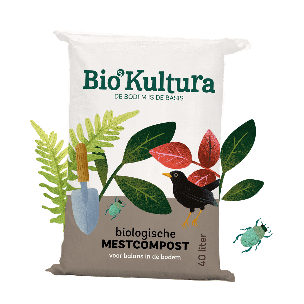 Biologische Mestcompost 40 liter - Bio-Kultura